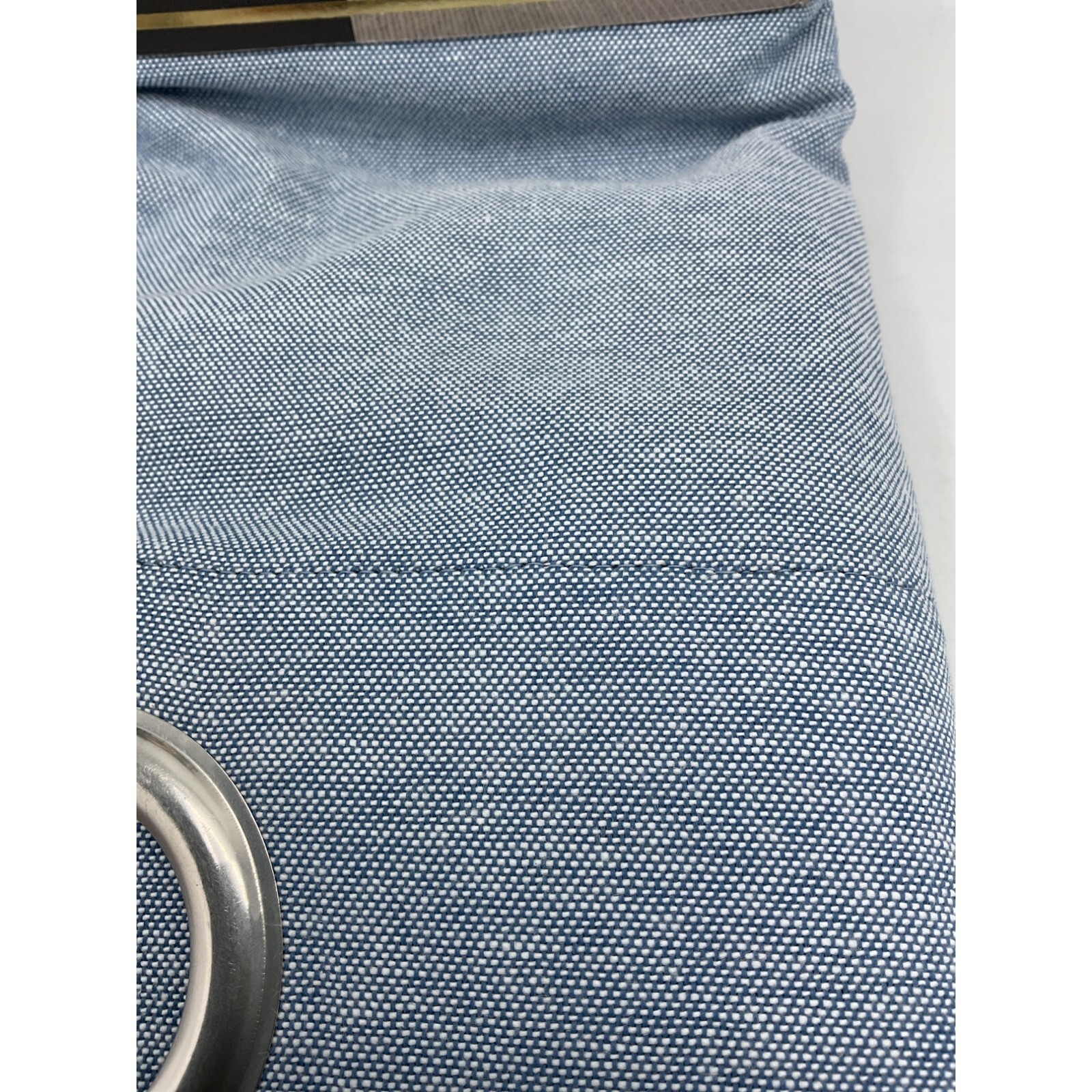 Fieldcrest Heritage Davina 100% Blackout Grommet Curtain 50 x 84in Faded Denin
