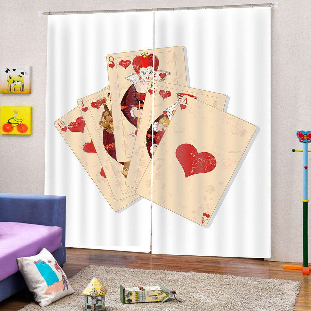Great Fun Alphabet Game 3D Curtain Blockout Photo Printing Curtains Drape Fabric