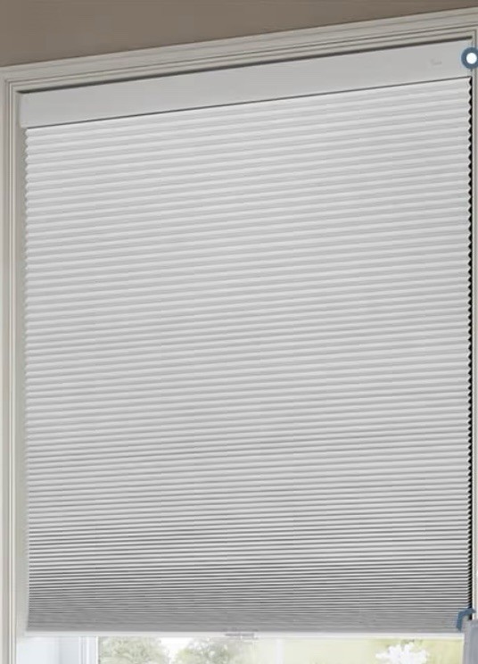 SEEYE Cordless Blackout Cellular Shades Honeycomb White 34x64in Thermal Noise
