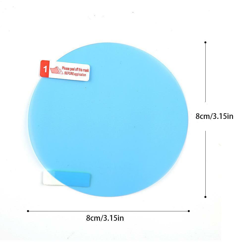 2PCS Rainproof Car Rearview Mirror Sticker Anti-fog Protective Film Rain Shield