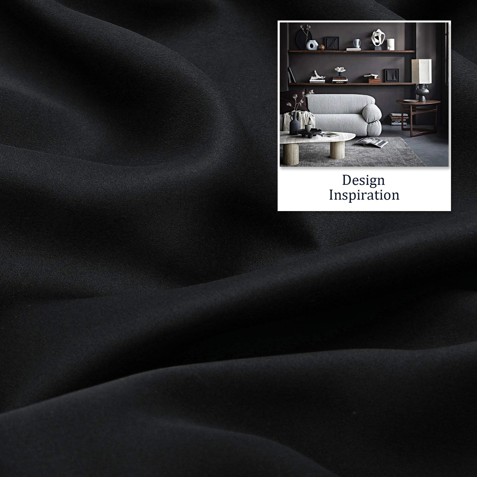 38 Inch Curtains- 2 Panels Blackout Thermal Insulating Small Curtain Panels G…