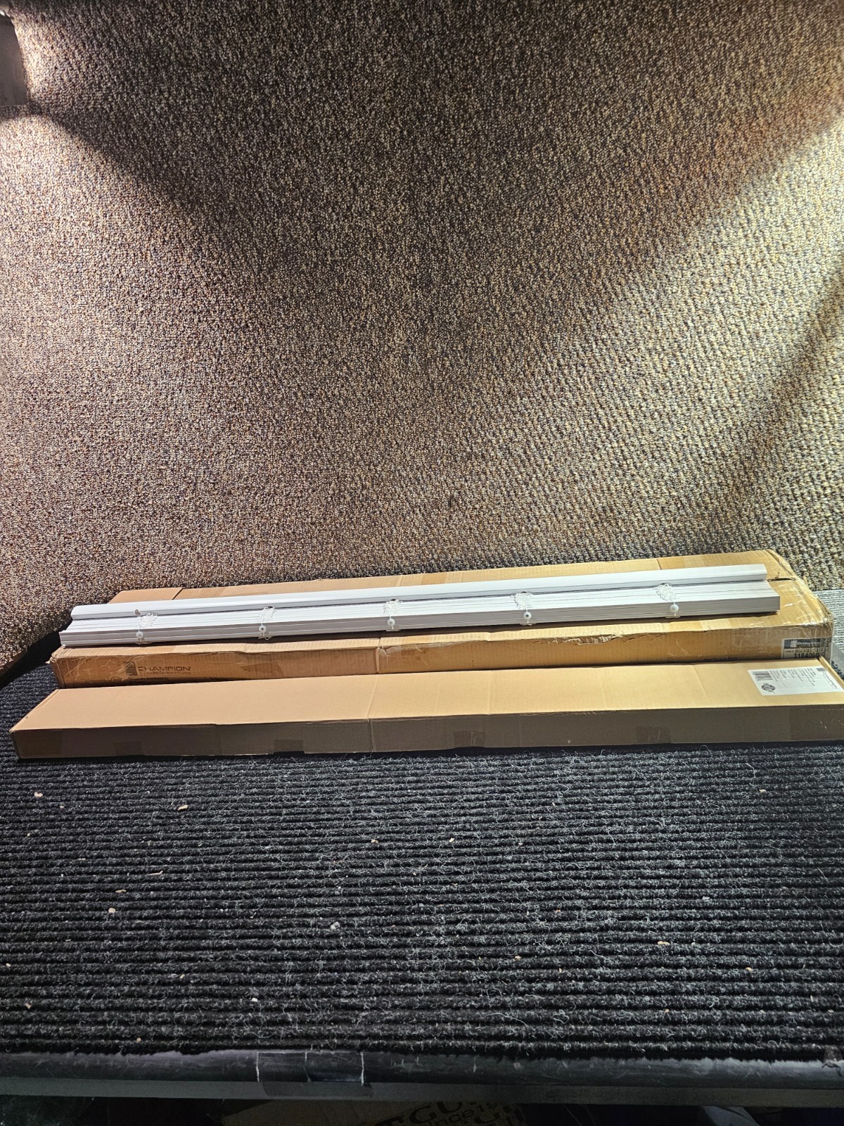 (QTY 4) Champion 484994 1 In. Vinyl 47 In. X 72 In. Light Filtering Blind, White