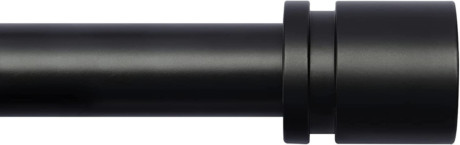 Curtain Rods for Windows 16 to 48 or 60 Inches Max Adjustable Length 1 Inch Diam