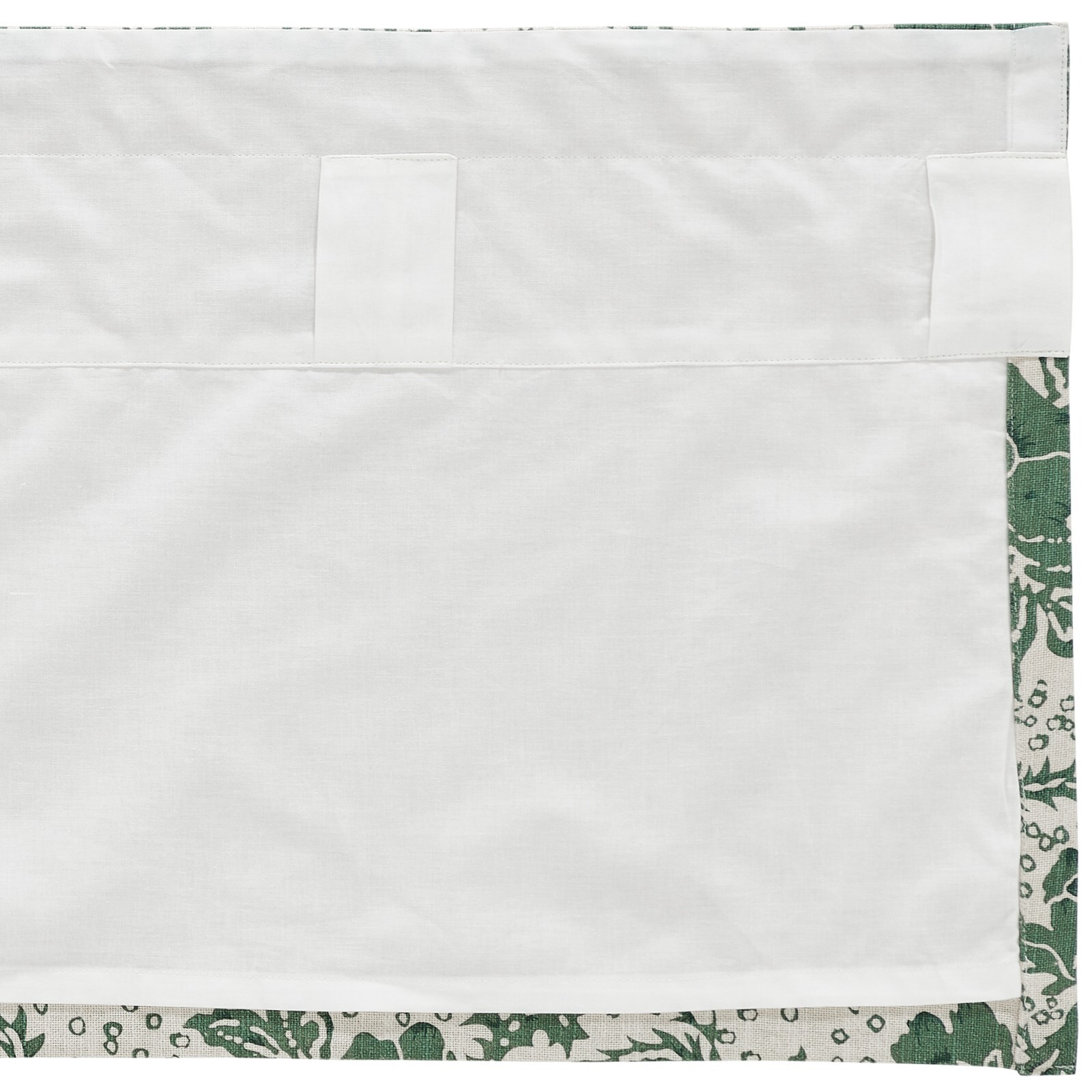 Dorset Navy Floral VALANCE 16×60 Country Farmhouse Royal Blue Cotton VHC Brand