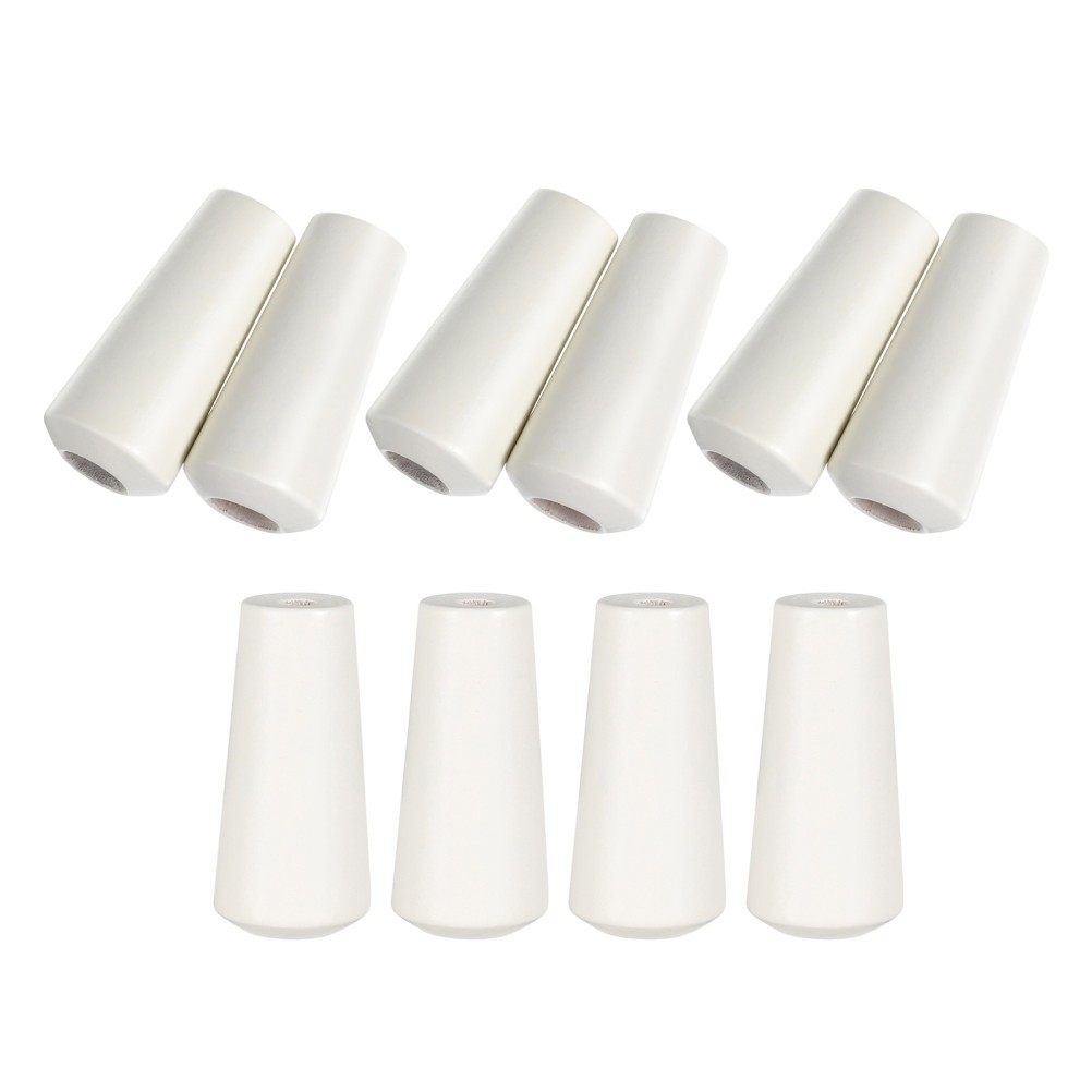 10 Pcs White Wood Blind Cord Tassels Cone Shape Window Blind Accessories
