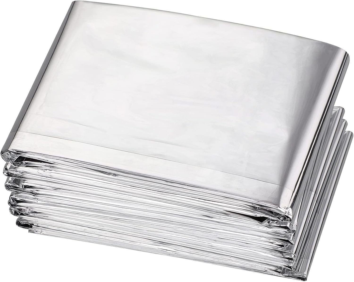 6 Pack Silver Reflective Mylar Film Sheets, 82.67X51.18 in High Silver Reflectiv
