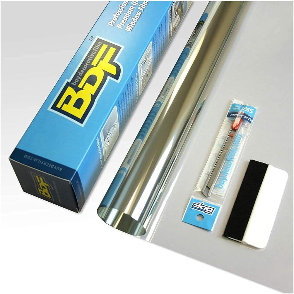 BDF Transparent Window Film – High Light Flow, UV Cut, Heat Rejection 30″x14
