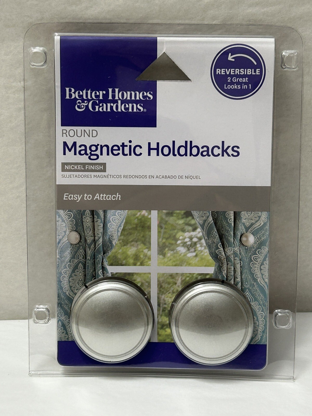New 2PCS Magnetic Curtain Stylish Holdbacks and Accessories for Curtains (U3)