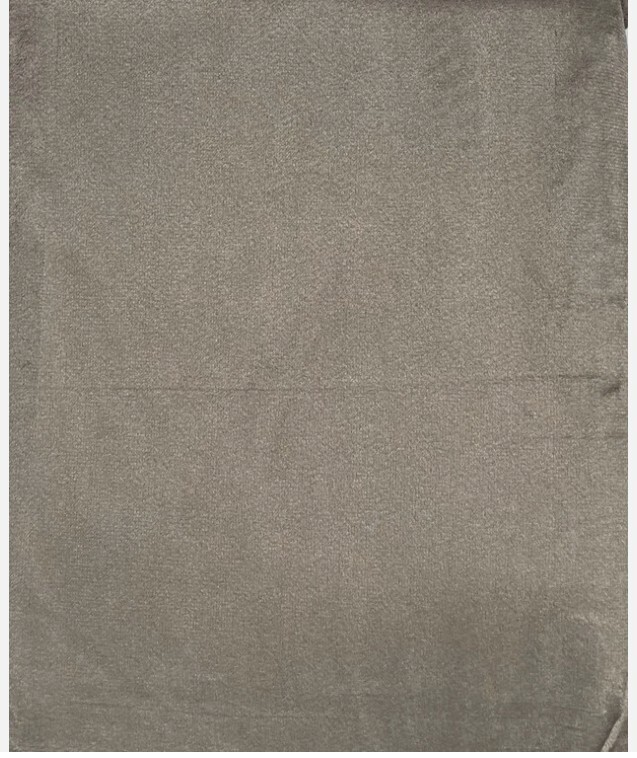 Taupe Heavyweight 84-in Back Tab Soft Velvet Window Curtain Panel (Allen + Roth)