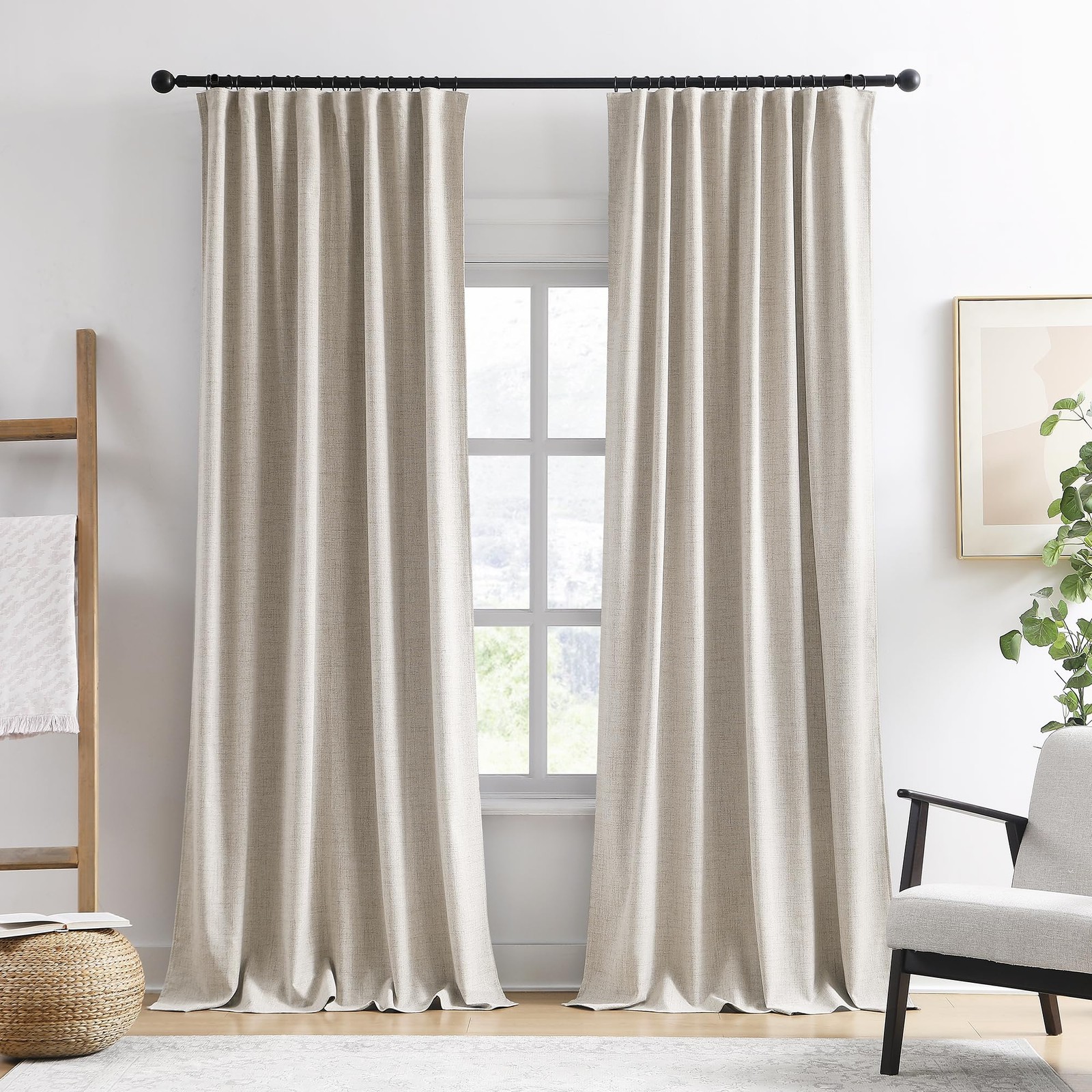 Extra Long Blackout Curtains 132 Inches Long,Custom Length High Ceiling Tall …