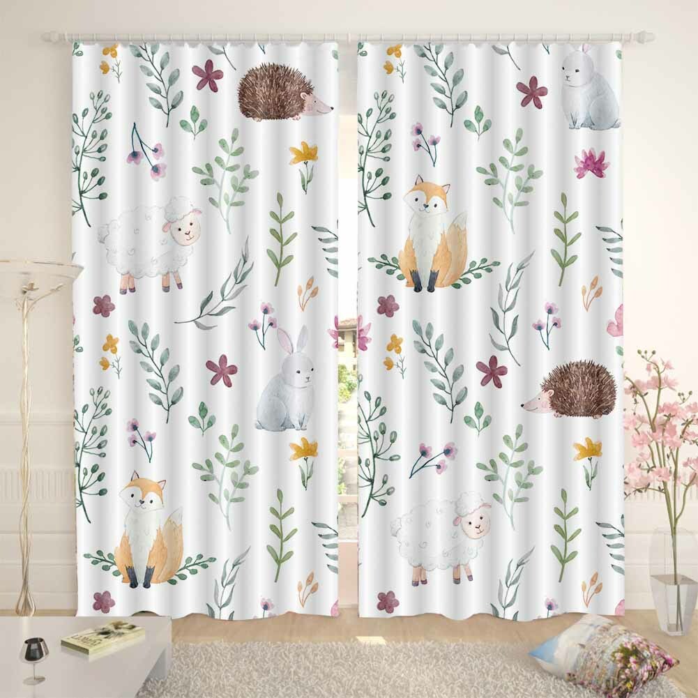 Steamed Bread Abrupt 3D Curtain Blockout Photo Printing Curtains Drape Fabric