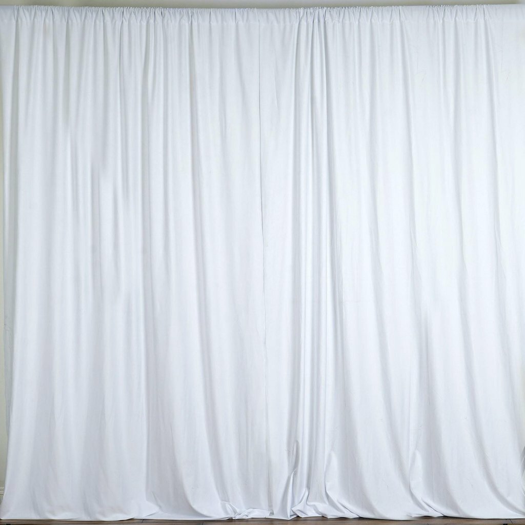 Solid Poplin Curtain Window Panel or Photography Studio Backdrop 58″ Wide