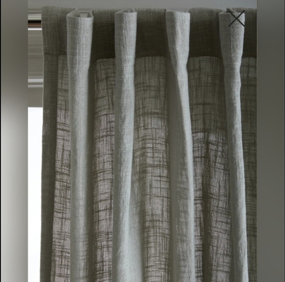 NWOT! Quince Cotton Sheer Gray Curtains- Set Of 2 Panels! 48″x84″ (F67)