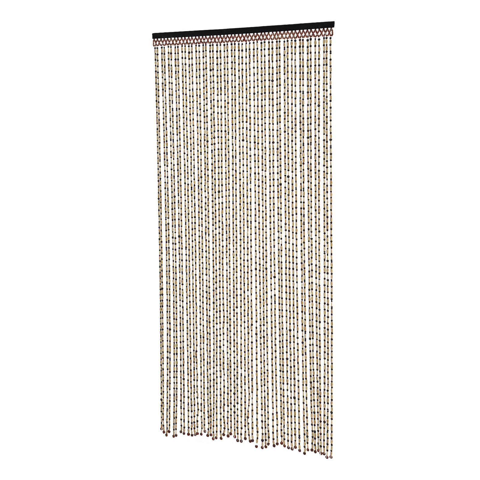 Retro Bamboo Wood Beaded Curtain Tassel Door Curtain 190*90cm(74.8*35.43inch)