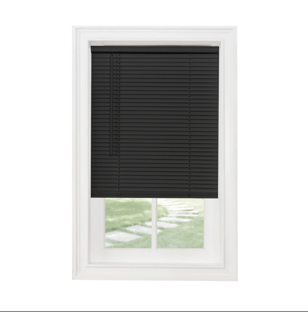 Achim GII Morningstar 1-In Slat Width 29-In X 64-In Cordless Black