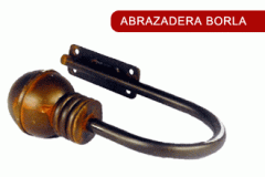 Abrazadera borla